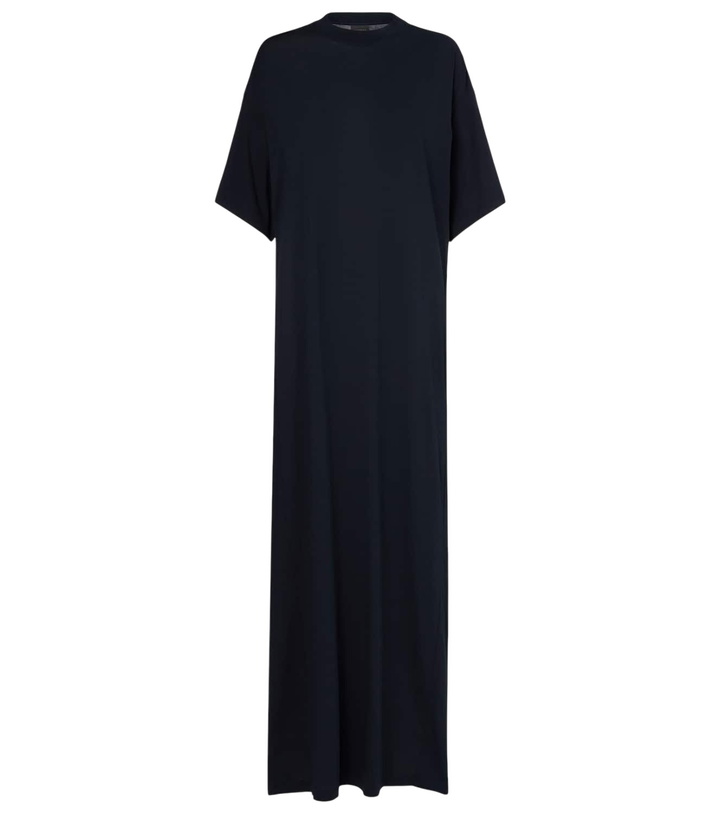 Photo: Balenciaga Cocoon cotton jersey maxi dress