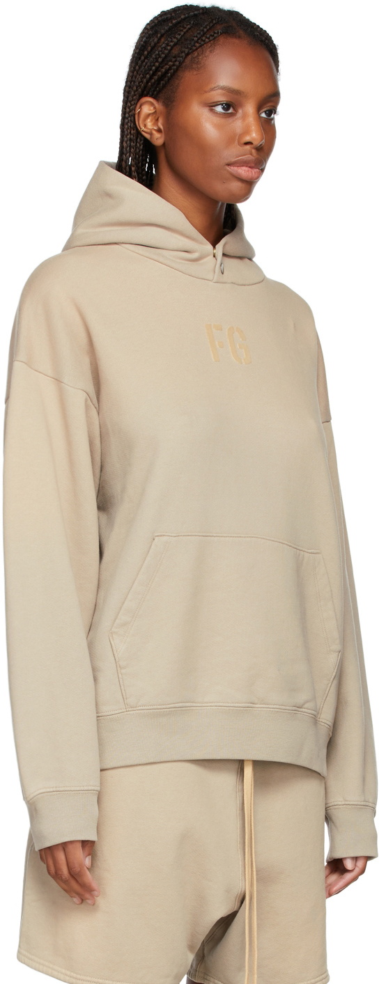 Fear of God Taupe 'FG' Hoodie