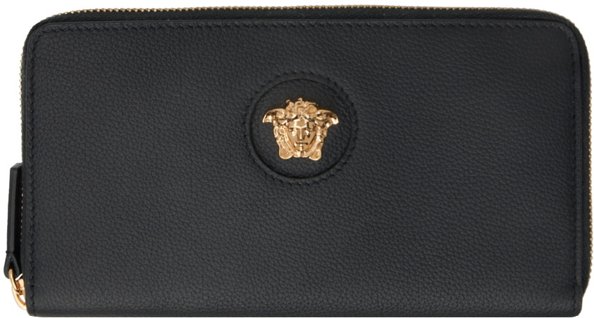 Versace Black 'La Medusa' Wallet