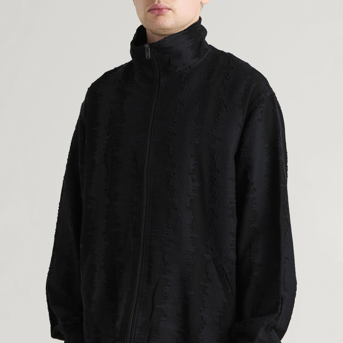 Y-3 Men's Deco Stitch Track Top in Black