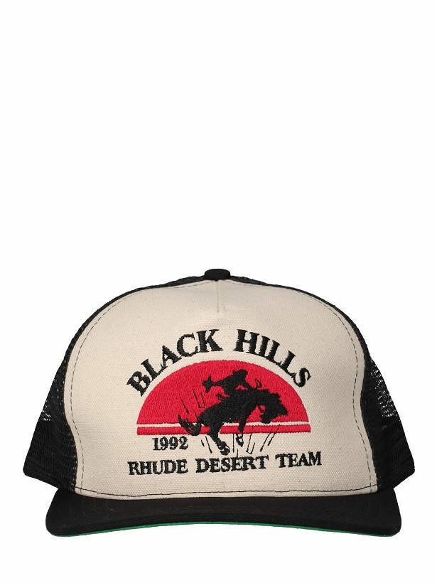 Photo: RHUDE - Black Hills Canvas Trucker Hat