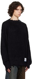 Miharayasuhiro Black Brushed Sweater