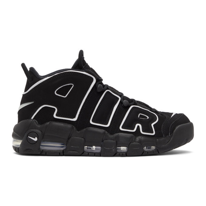 Photo: Nike Black Air More Uptempo Sneakers