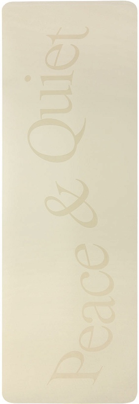 Photo: Museum of Peace & Quiet Off-White Logo Yoga Mat