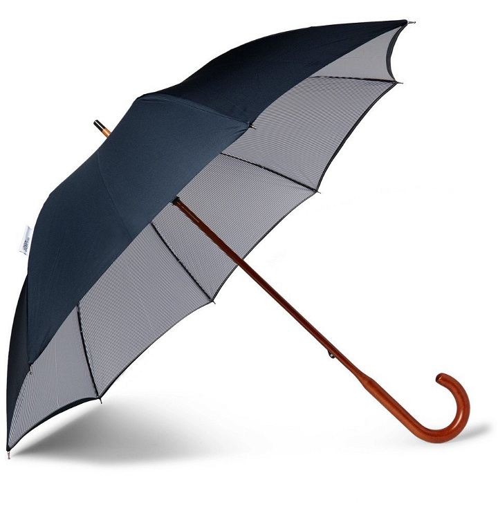 Photo: London Undercover - Maple Wood-Handle Umbrella - Navy