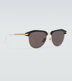Bottega Veneta - Square-frame metal sunglasses