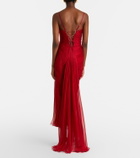 Maria Lucia Hohan Rio draped silk muslin gown