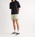 Saturdays NYC - Timothy Mid-Length Striped Seersucker Swim Shorts - Green