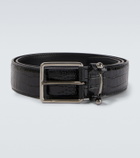 Christian Louboutin Croc-effect leather belt