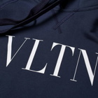 Valentino Men's VLTN Popover Hoody in Blue/White