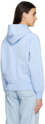 AMI Paris Blue Ami De Cœur Hoodie