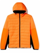 Aztech Mountain - Ozone Panelled Nylon, Stretch-Jersey and Ripstop Hooded Ski Jacket - Orange