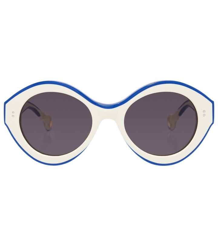 Photo: JW Anderson Bumper rounded sunglasses