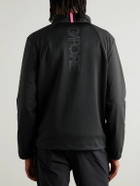 G/FORE - The Maverick Hybrid Logo-Print Stretch-Jersey and Shell Golf Jacket - Black