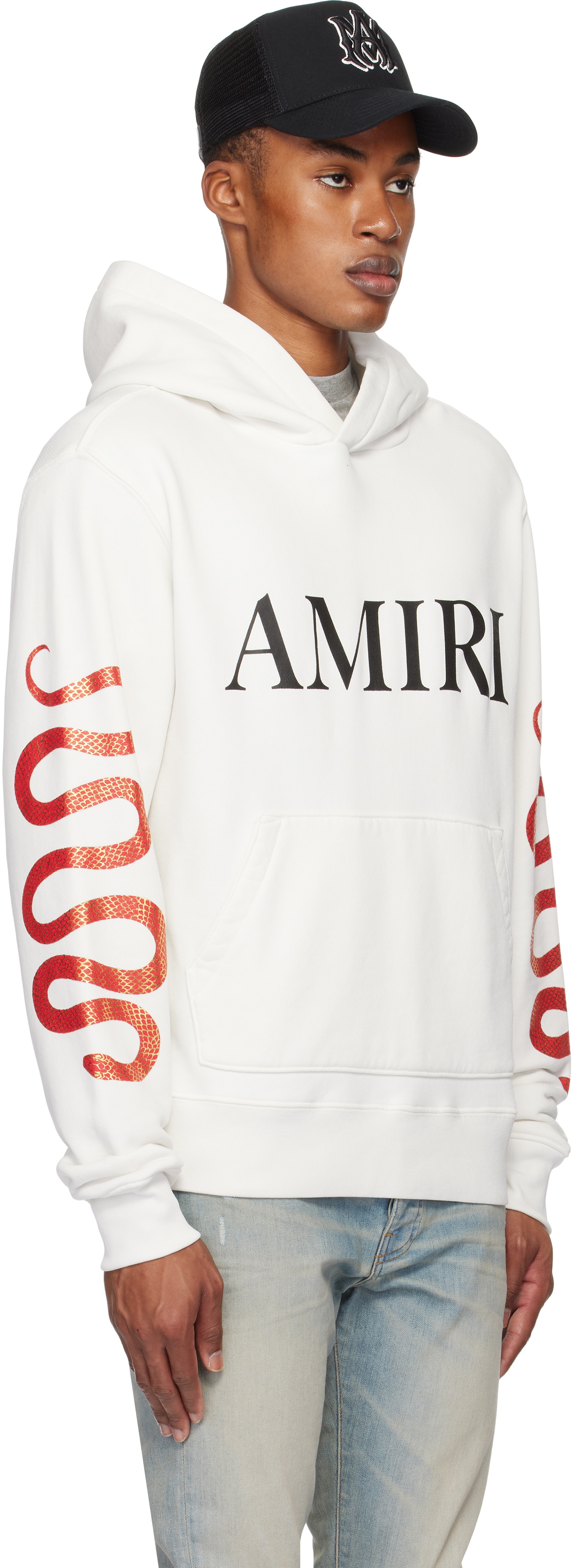 AMIRI Off-White 'Amiri' Snake Hoodie Amiri