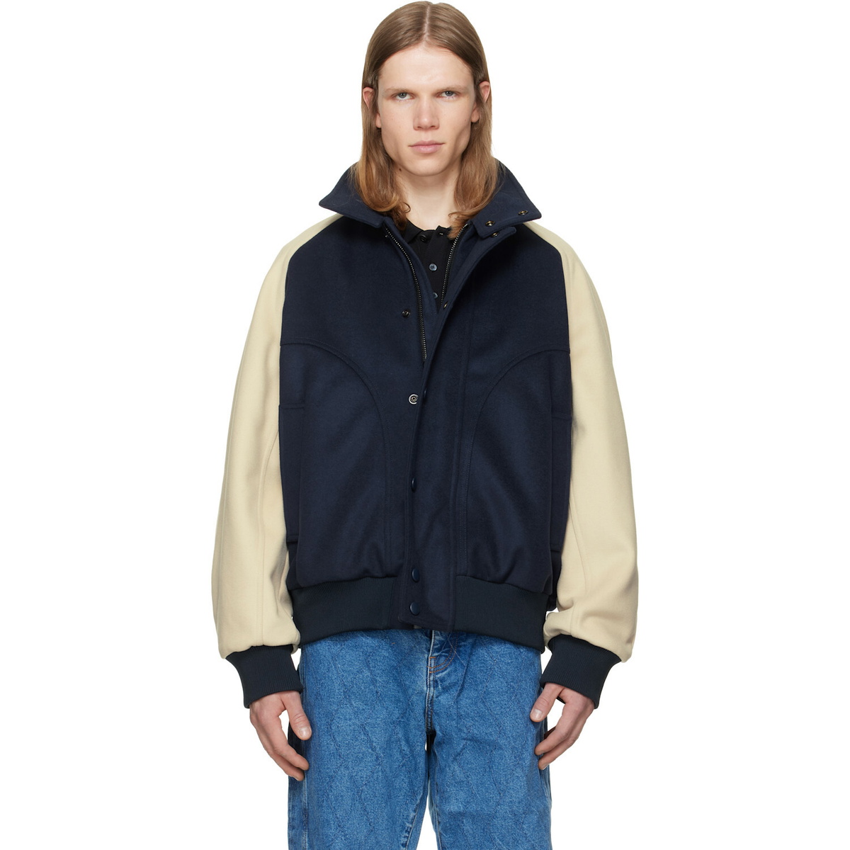 BED J.W. FORD Black Short Mods Jacket BED J.W. FORD