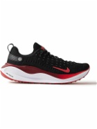 Nike Running - React Infinity Run 4 Rubber-Trimmed Flyknit Sneakers - Red