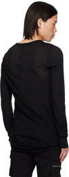 Rick Owens Black Porterville Basic Long Sleeve T-Shirt