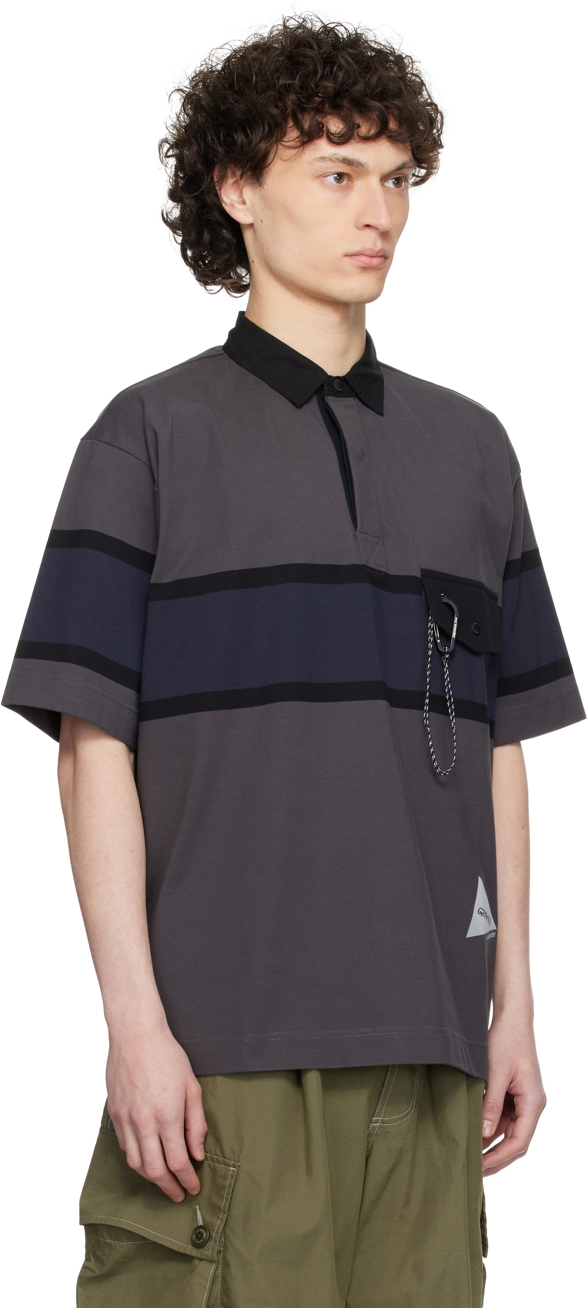 and wander Gray Gramicci Edition Tech Rugby Polo and Wander