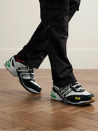 adidas Originals - IRAK Supernova Cushion 7 Faux Suede and Leather-Trimmed Mesh Sneakers - Black