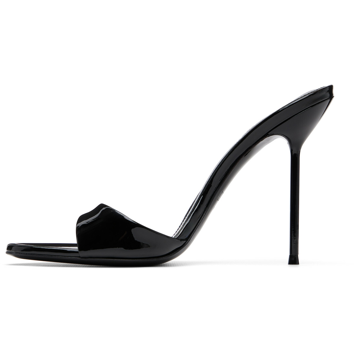 Paris Texas Black Lidia Mule 105 Heeled Sandals