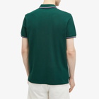 Polo Ralph Lauren Men's Tipped Custom Fit Polo Shirt in Moss Agate