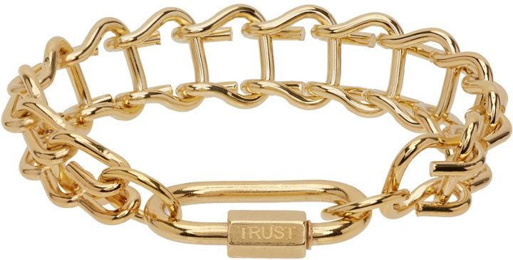 Photo: IN GOLD WE TRUST PARIS Gold Vintage Link Bracelet