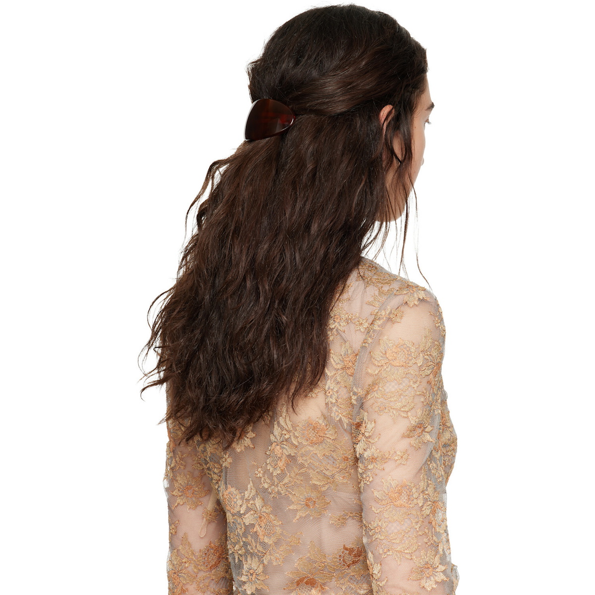 Sophie Buhai Brown Coupole Hair Clip