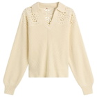 Levi's Women's Bianca Crochet Polo Sweater