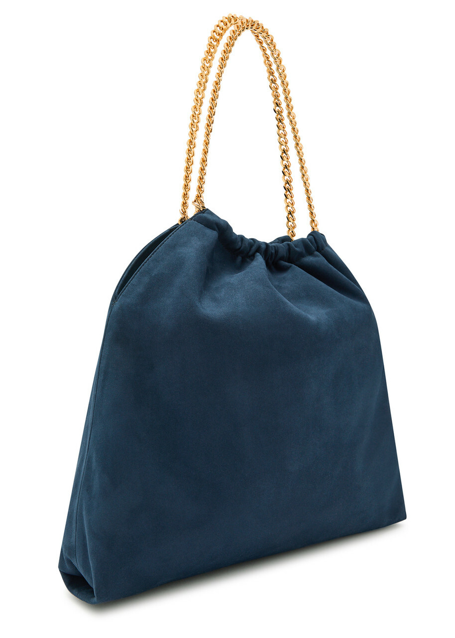Stella Mccartney Falabella Mini Drawstring Faux Suede bag - Navy - One Size
