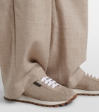 Brunello Cucinelli Monili suede sneakers