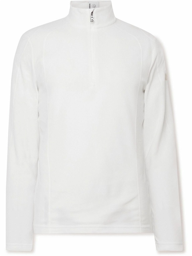 Photo: Bogner - Harry Slim-Fit Tech-Fleece Half-Zip Base Layer - White