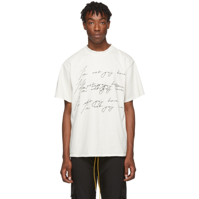 Photo: Rhude SSENSE Exclusive Off-White Soho House Edition Im Not Going Home T-Shirt