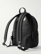 AMI PARIS - Logo-Appliquéd Leather-Trimmed Neoprene Backpack