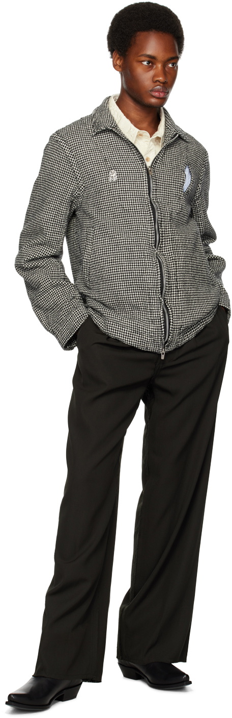 the Shepherd UNDERCOVER Black & White Spread Collar Jacket