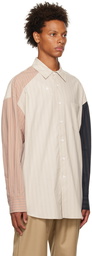 Feng Chen Wang Off-White Layered Shirt