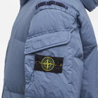 Stone Island Men's Crinkle Reps Down Jacket in Dark Blue