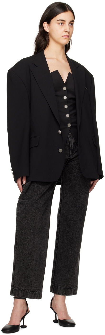 BONBOM Black Tuck Jeans
