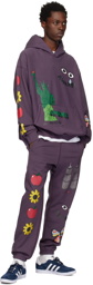 Awake NY Purple Printed Hoodie