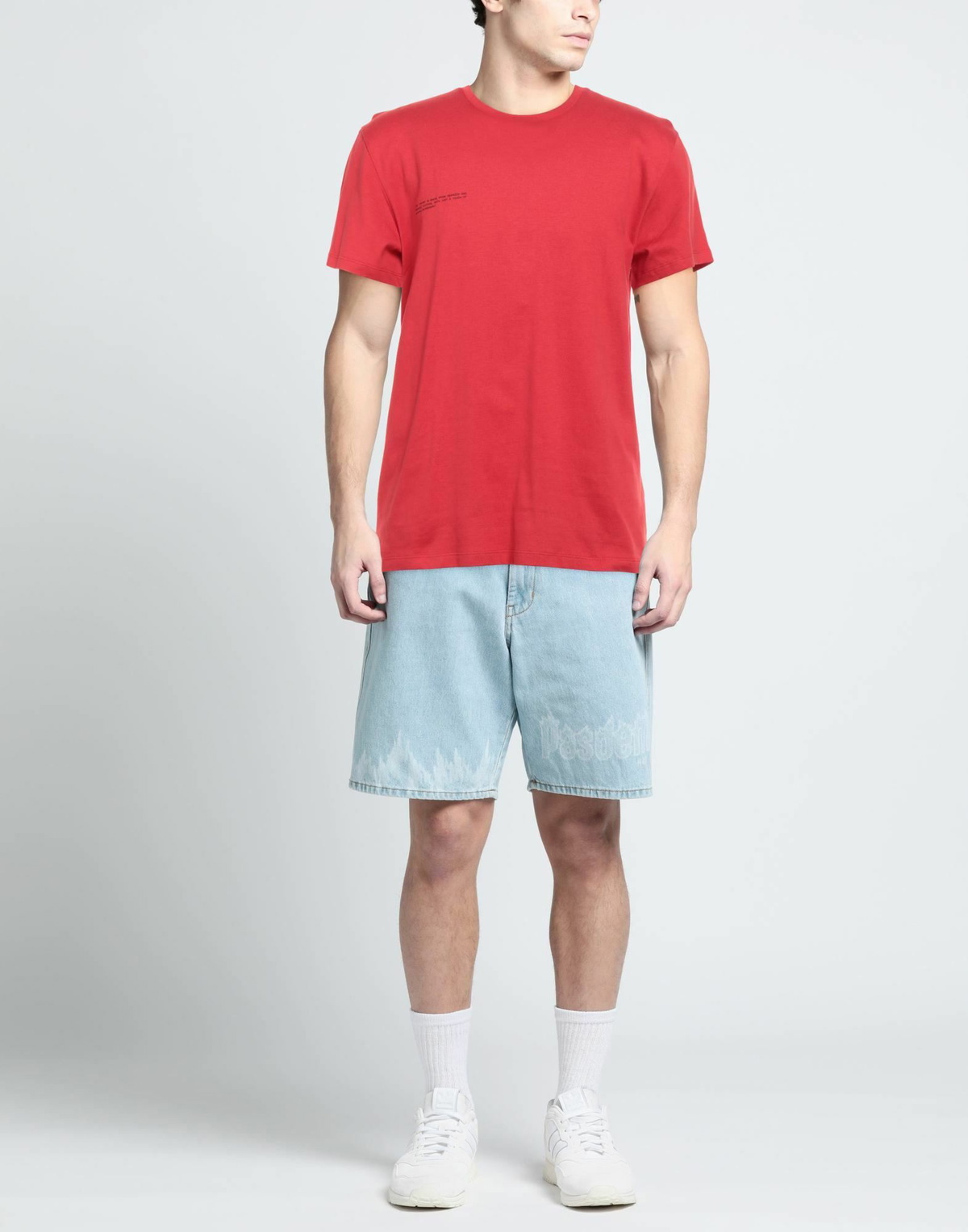 Pangaia Mens T-shirt in Red