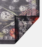 McQueen Skull silk chiffon scarf