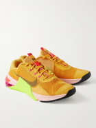 Nike Training - Metcon 7 X Rubber-Trimmed Mesh Sneakers - Yellow