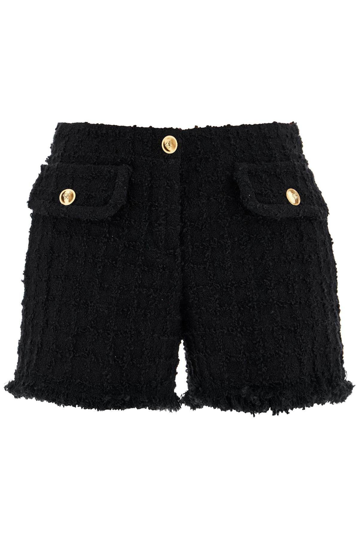 【関税&送料込】Versace Shorts In Tweed Boucle VERSACE 