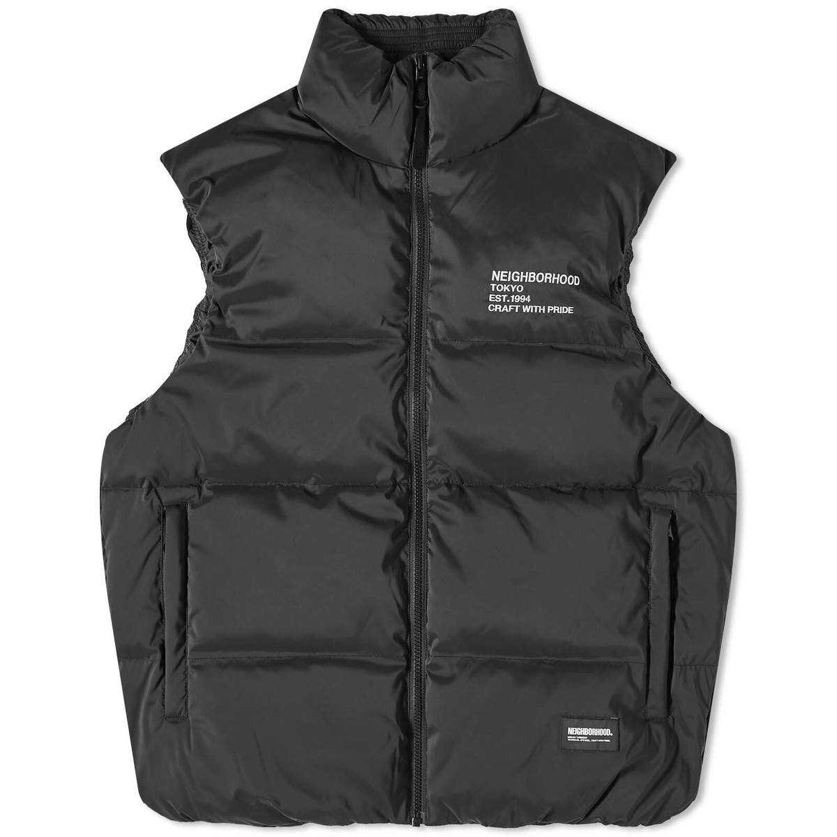 Neighborhood Men's Down Vest in Navy Neighborhood