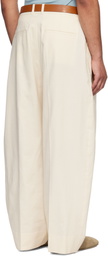 Studio Nicholson Off-White Pull Trousers