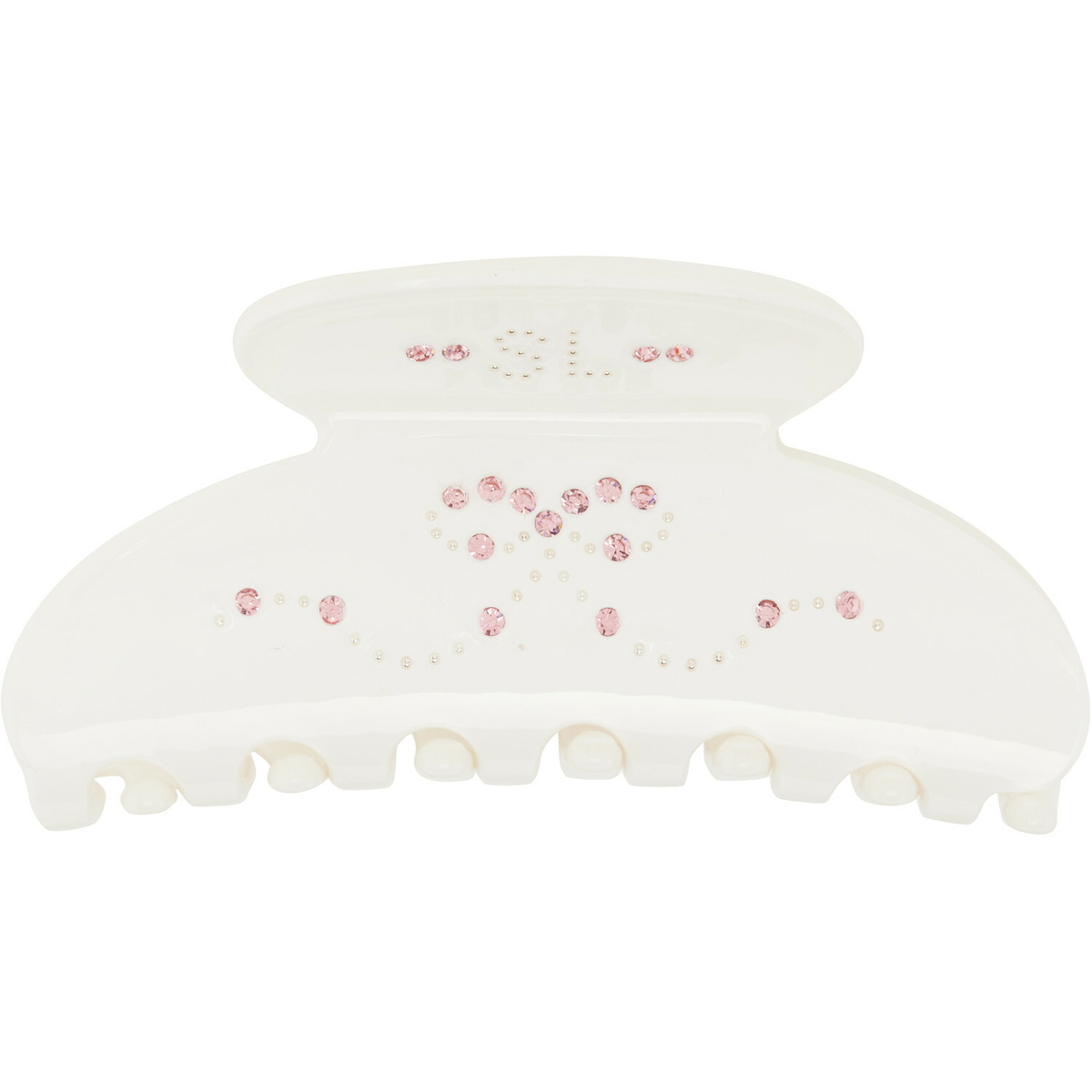 Sandy Liang White Princess Hair Claw Hair Clip
