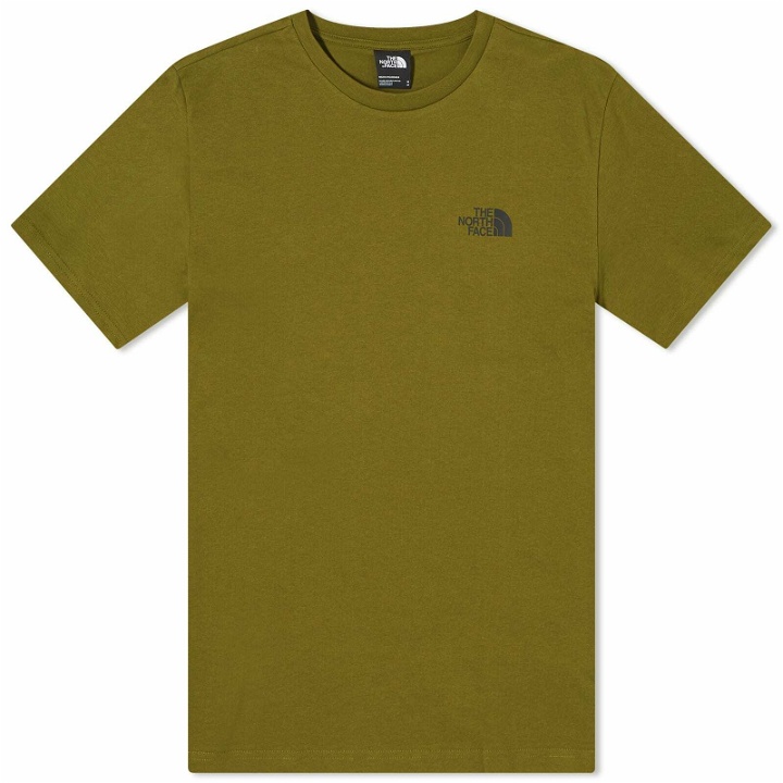 Photo: The North Face Men's Simple Dome T-Shirt in Forest Olive