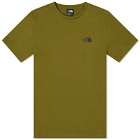 The North Face Men's Simple Dome T-Shirt in Forest Olive