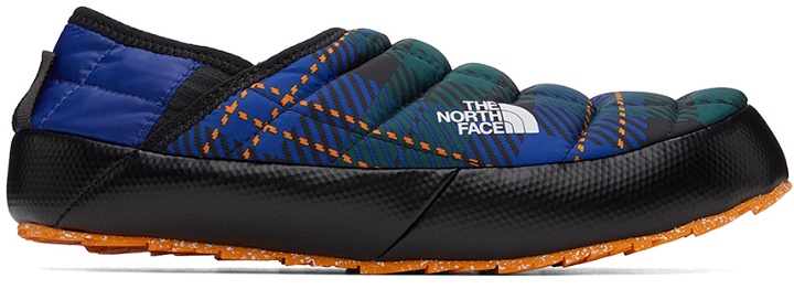 Photo: The North Face Green & Blue ThermoBall Traction V Mules