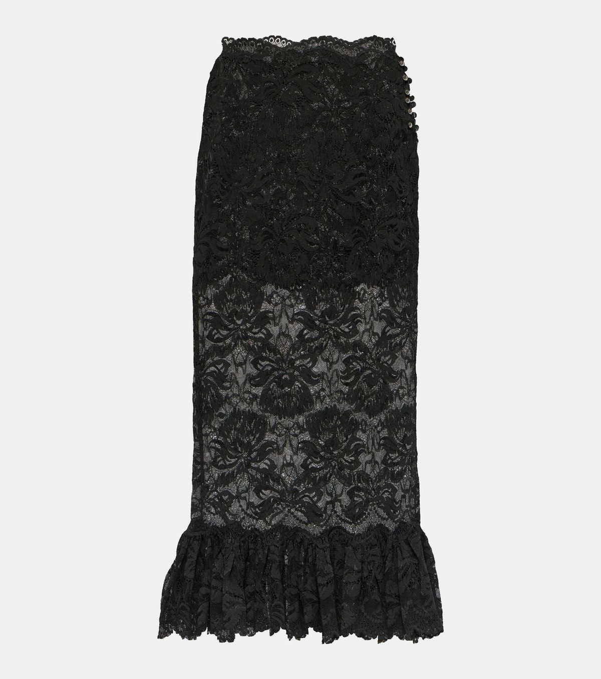 Rabanne Lace midi skirt Paco Rabanne